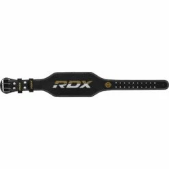RDX SPORTS RDX 6 Inch Leather Weightlifting Fitness Gym Belt -RDXSPORTS Sales 6 inch leather black gym belt 5
