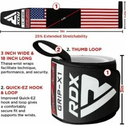 RDX SPORTS RDX W3AF WRIST SUPPORT WRAPS FOR WEIGHTLIFTING OEKO-TEX® Standard 100 Certified -RDXSPORTS Sales 810uf3ni8ql. ac sl1500