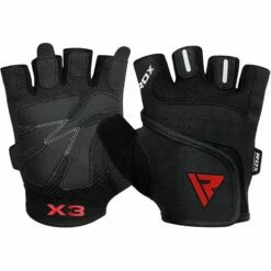 RDX SPORTS RDX S2 Half Finger Padded Bodybuilding Workout Gym Gloves