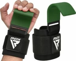 RDX SPORTS RDX W5 Weight Lifting Hook Straps -RDXSPORTS Sales army green hook 1