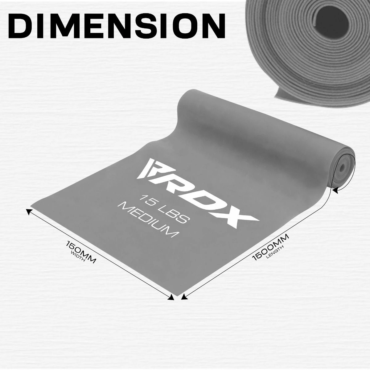 RDX SPORTS RDX B2 TPE Flat Resistance Training Bands Set 8 RDX SPORTS RDX B2 TPE Flat Resistance Training Bands Set - Image 6