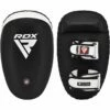 RDX SPORTS RDX T3 Curved Gel Padded Muay Thai Kick Pads -RDXSPORTS Sales black and white t3 muay tha kick pads 1