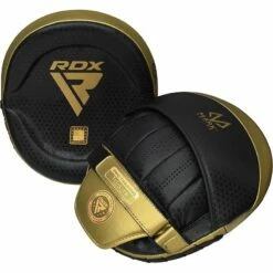 RDX SPORTS RDX L1 Mark Pro Boxing Training Focus Pads -RDXSPORTS Sales black golden silver training boxing focus pad s 10