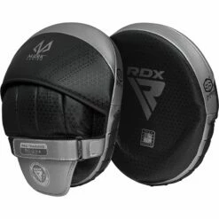 RDX SPORTS RDX L1 Mark Pro Boxing Training Focus Pads -RDXSPORTS Sales black silver training boxing focus pads 1