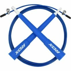RDX SPORTS RDX C8 10 Ft. Adjustable PVC Coated Steel Cable Speed Jump Rope -RDXSPORTS Sales c8 skipping ropes blue 18