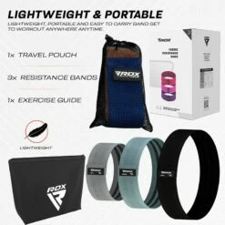 RDX SPORTS RDX CG Heavy-Duty Fabric Resistance Training Bands For Fitness -RDXSPORTS Sales cg grey fabric resistant training band for fitness and home workouts 5