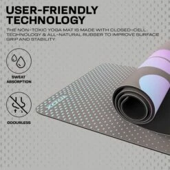 RDX SPORTS RDX D1 6mm PU Rubber Yoga Mat -RDXSPORTS Sales d1 pu yoga mats 10