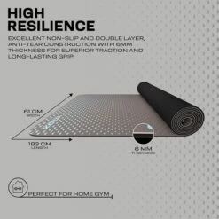 RDX SPORTS RDX D1 6mm PU Rubber Yoga Mat -RDXSPORTS Sales d1 pu yoga mats 5