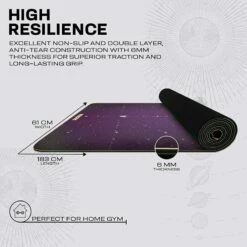 RDX SPORTS RDX D11 6mm PU Rubber Yoga Mat -RDXSPORTS Sales d11 pu yoga mats 5