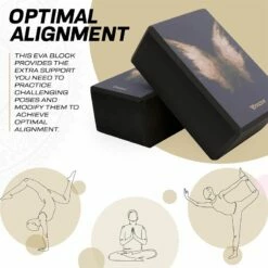 RDX SPORTS RDX D12 High Density EVA Foam Yoga Blocks Non-Slip Brick -RDXSPORTS Sales d12 yoga blocks design 5