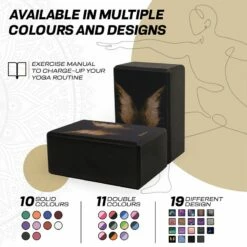 RDX SPORTS RDX D12 High Density EVA Foam Yoga Blocks Non-Slip Brick -RDXSPORTS Sales d12 yoga blocks design 6