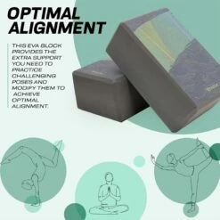 RDX SPORTS RDX D14 High Density EVA Foam Yoga Blocks Non-Slip Brick -RDXSPORTS Sales d14 yoga blocks design 5