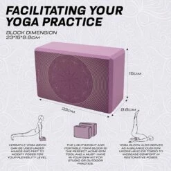 RDX SPORTS RDX D15 High Density EVA Foam Yoga Blocks Non-Slip Brick -RDXSPORTS Sales d15 yoga blocks 7