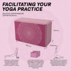 RDX SPORTS RDX D17 High Density EVA Foam Yoga Blocks Non-Slip Brick -RDXSPORTS Sales d17 yoga blocks 7