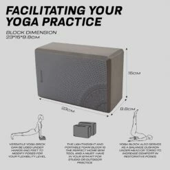 RDX SPORTS RDX D18 High Density EVA Foam Yoga Blocks Non-Slip Brick -RDXSPORTS Sales d18 yoga blocks 7