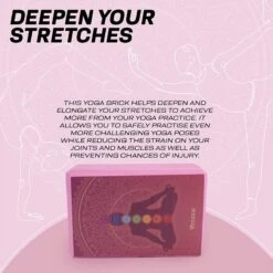 RDX SPORTS RDX D2 High Density EVA Foam Yoga Blocks Non-Slip Brick -RDXSPORTS Sales d2 pink yoga blocks design 4