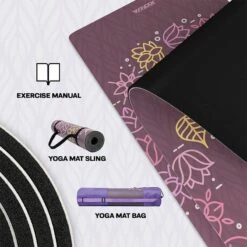 RDX SPORTS RDX D2 6mm PU Rubber Yoga Mat -RDXSPORTS Sales d2 pu yoga mats 6