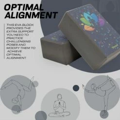 RDX SPORTS RDX D4 High Density EVA Foam Yoga Blocks Non-Slip Brick -RDXSPORTS Sales d4 yoga blocks design 5