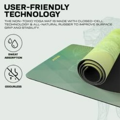 RDX SPORTS RDX D7 6mm PU Rubber Yoga Mat 19 RDX SPORTS RDX D7 6mm PU Rubber Yoga Mat -RDXSPORTS Sales d7 pu yoga mats 10