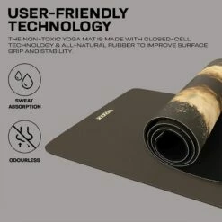 RDX SPORTS RDX D8 6mm PU Rubber Yoga Mat -RDXSPORTS Sales d8 6mm 4 in 1 pu rubber yoga mat set 9