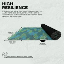 RDX SPORTS RDX D9 6mm PU Rubber Yoga Mat -RDXSPORTS Sales d9 pu yoga mats 5