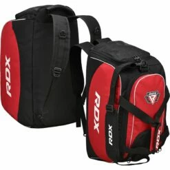 RDX SPORTS RDX R1 Gym Kit Duffle Bag - Backpack Straps & Shoes Compartment Red / Black -RDXSPORTS Sales dsc 7489