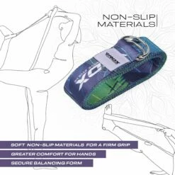 RDX SPORTS RDX F10 D-Ring Steel Buckle Cotton Yoga Strap -RDXSPORTS Sales f10 yoga strap pattern 5