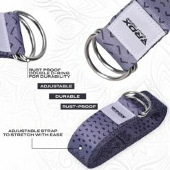 RDX SPORTS RDX F11 D-Ring Steel Buckle Cotton Yoga Strap 12 RDX SPORTS RDX F11 D-Ring Steel Buckle Cotton Yoga Strap -RDXSPORTS Sales f11 yoga strap pattern 4