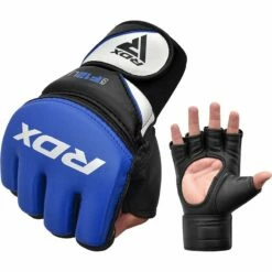 RDX SPORTS RDX F12 MMA Grappling Training Gloves Open Palm -RDXSPORTS Sales f12 mma grappling gloves blue 4