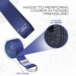 RDX SPORTS RDX F16 D-Ring Steel Buckle Cotton Yoga Strap 11 RDX SPORTS RDX F16 D-Ring Steel Buckle Cotton Yoga Strap -RDXSPORTS Sales f16 yoga strap pattern 3 1