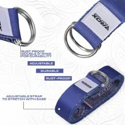 RDX SPORTS RDX F16 D-Ring Steel Buckle Cotton Yoga Strap 12 RDX SPORTS RDX F16 D-Ring Steel Buckle Cotton Yoga Strap -RDXSPORTS Sales f16 yoga strap pattern 4 1