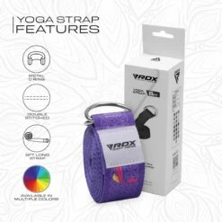 RDX SPORTS RDX F2 D-Ring Steel Buckle Cotton Yoga Strap 15 RDX SPORTS RDX F2 D-Ring Steel Buckle Cotton Yoga Strap -RDXSPORTS Sales f2 yoga strap pattern 7