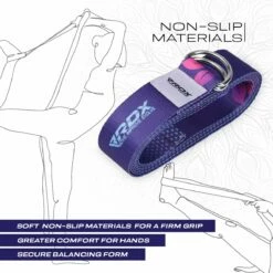 RDX SPORTS RDX F6 D-Ring Steel Buckle Cotton Yoga Strap -RDXSPORTS Sales f6 yoga strap pattern 5