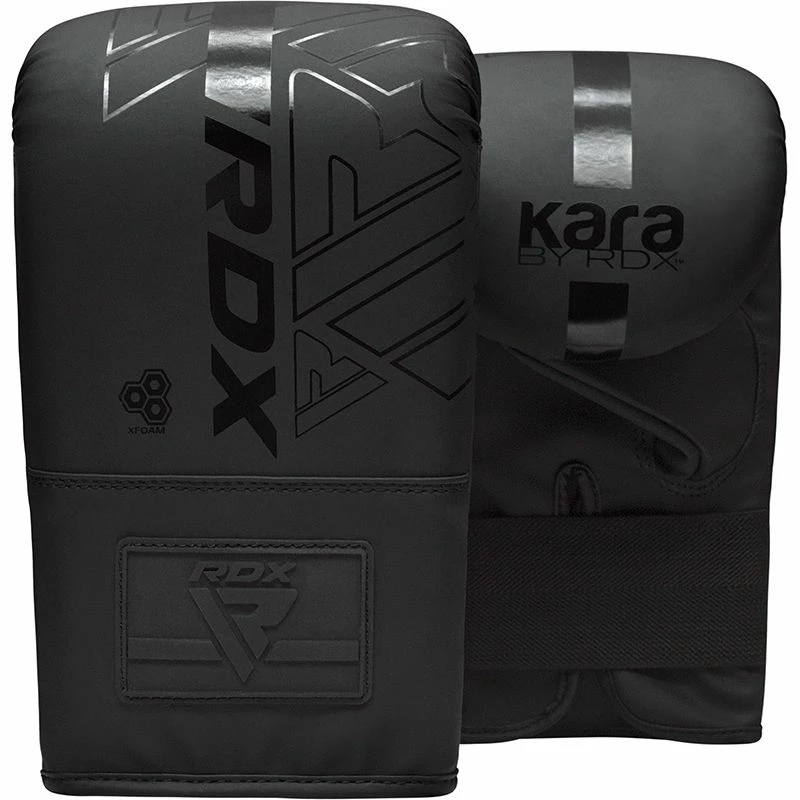 RDX SPORTS RDX F6 KARA Bag Gloves 4oz Black 3 RDX SPORTS RDX F6 KARA Bag Gloves 4oz Black