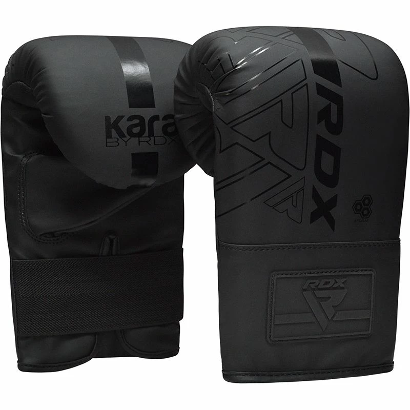 RDX SPORTS RDX F6 KARA Bag Gloves 4oz Black 4 RDX SPORTS RDX F6 KARA Bag Gloves 4oz Black - Image 2