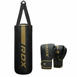RDX SPORTS RDX F6 2FT KARA Kids Punch Bag & 6OZ Gloves -RDXSPORTS Sales f6 kara 2ft black golden kids punching bag 4