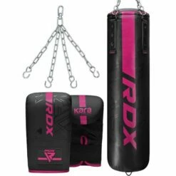 RDX SPORTS RDX F6 KARA 4ft / 5ft 3-in-1 Punch Bag & Bag Gloves Set -RDXSPORTS Sales f6 kara 4ft 5ft 3 in 1 punch bag bag gloves set 3