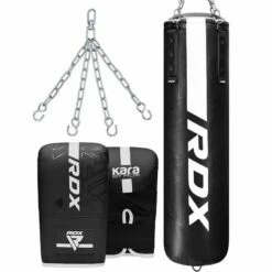 RDX SPORTS RDX F6 KARA 4ft / 5ft 3-in-1 Punch Bag & Bag Gloves Set -RDXSPORTS Sales f6 kara 4ft 5ft 3 in 1 punch bag bag gloves set 6