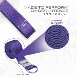 RDX SPORTS RDX F7 D-Ring Steel Buckle Cotton Yoga Strap 11 RDX SPORTS RDX F7 D-Ring Steel Buckle Cotton Yoga Strap -RDXSPORTS Sales f7 yoga strap pattern 3