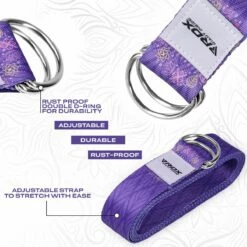 RDX SPORTS RDX F7 D-Ring Steel Buckle Cotton Yoga Strap 12 RDX SPORTS RDX F7 D-Ring Steel Buckle Cotton Yoga Strap -RDXSPORTS Sales f7 yoga strap pattern 4