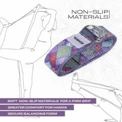 RDX SPORTS RDX F9 D-Ring Steel Buckle Cotton Yoga Strap 13 RDX SPORTS RDX F9 D-Ring Steel Buckle Cotton Yoga Strap -RDXSPORTS Sales f9 yoga strap pattern 5