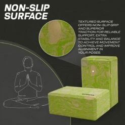 RDX SPORTS RDX GN EVA Foam High Density Non-Slips Yoga Block -RDXSPORTS Sales gnw yoga block 3