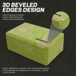 RDX SPORTS RDX GN EVA Foam High Density Non-Slips Yoga Block -RDXSPORTS Sales gnw yoga block 8