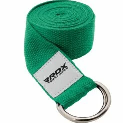 RDX SPORTS RDX P8 Non-Slip Cotton Yoga Strap With Rust Proof Steel D-Ring Buckle -RDXSPORTS Sales green yoga strap 1