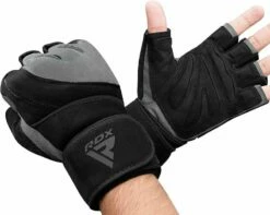 RDX SPORTS RDX L4 Open Finger Weightlifting Gym Gloves 22 RDX SPORTS RDX L4 Open Finger Weightlifting Gym Gloves -RDXSPORTS Sales gym gloves leather