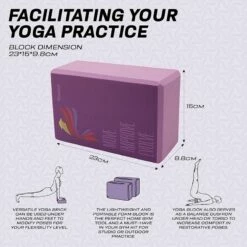 RDX SPORTS RDX D5 High Density EVA Foam Yoga Blocks Non-Slip Brick -RDXSPORTS Sales high desity eva foam yoga blocks 8