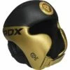 RDX SPORTS RDX L1 Mark Pro Cheek Boxing Training Head Guard -RDXSPORTS Sales l1 golden mark pro head guard 2 3