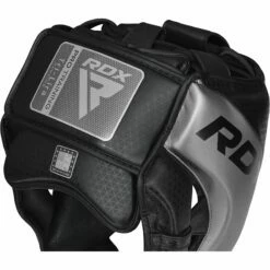 RDX SPORTS RDX L1 Mark Pro Cheek Boxing Training Head Guard -RDXSPORTS Sales l1 silver mark pro head guard 5
