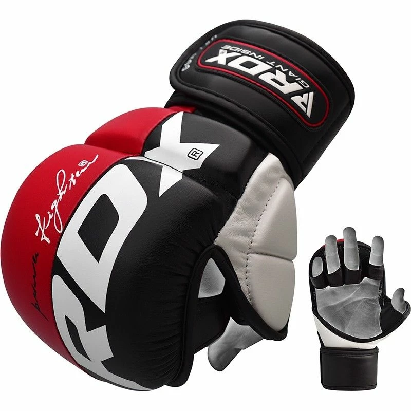 RDX SPORTS RDX T6 SMMAF Approved Hybrid MMA Grappling Gloves Gel Padded 9 RDX SPORTS RDX T6 SMMAF Approved Hybrid MMA Grappling Gloves Gel Padded - Image 7