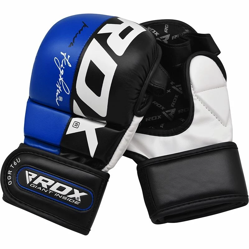 RDX SPORTS RDX T6 SMMAF Approved Hybrid MMA Grappling Gloves Gel Padded 5 RDX SPORTS RDX T6 SMMAF Approved Hybrid MMA Grappling Gloves Gel Padded - Image 3